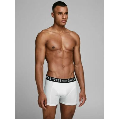 Boxer Jack & Jones Sense (x3) Blanc M Homme Boxer Jack & Jones Sense (x3) Blanc M Homme