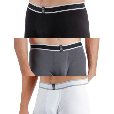 Weiche und warme Boxer Admas (x6) Noir M Homme Weiche und warme Boxer Admas (x6) Noir M Homme