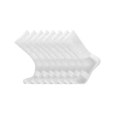 Socken Endurance Hoope (x8) Blanc 43/47 Mixte Socken Endurance Hoope (x8) Blanc 43/47 Mixte