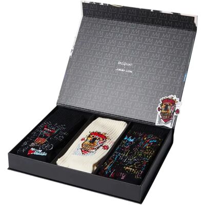 Socken Jimmy Lion Basquiat (x3) Blanc 41/46 Mixte Socken Jimmy Lion Basquiat (x3) Blanc 41/46 Mixte