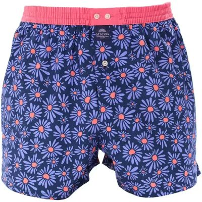 Unterhose McAlson Flower Power Bleu M Homme Unterhose McAlson Flower Power Bleu M Homme