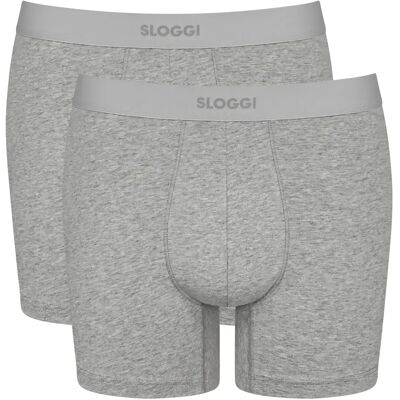 T-Shirt Sloggi EVER Ease (x2) Gris L Homme T-Shirt Sloggi EVER Ease (x2) Gris L Homme