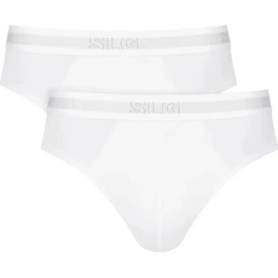 Slip Sloggi Base Brief (x2) Blanc M Homme Slip Sloggi Base Brief (x2) Blanc M Homme