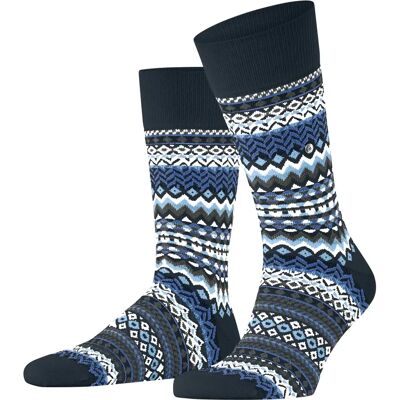 Socken Burlington Fair Isle Bleu 40/46 Homme Socken Burlington Fair Isle Bleu 40/46 Homme