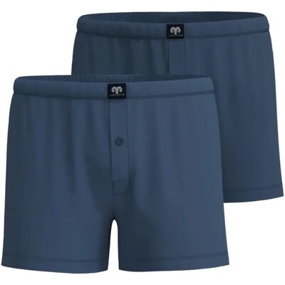 Einfarbige Boxershorts Ceceba (x2) Bleu M Homme Einfarbige Boxershorts Ceceba (x2) Bleu M Homme
