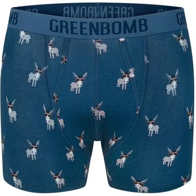 Boxer Greenbomb Funky Donkey 2 Multicolore XL Homme Boxer Greenbomb Funky Donkey 2 Multicolore XL Homme