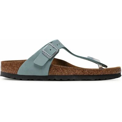 Sandalen Birkenstock Gizeh BS Nubuk Leather Bleu 35 Étroit Mixte Sandalen Birkenstock Gizeh BS Nubuk Leather Bleu 35 Étroit Mixte