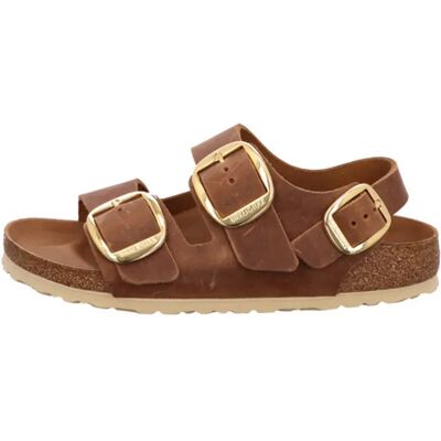 Sandalen für Damen Birkenstock Milano Big Buckle Marron 35 Étroit Femme Sandalen für Damen Birkenstock Milano Big Buckle Marron 35 Étroit Femme