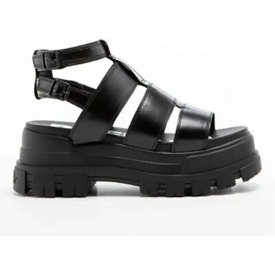 Keil-Sandalen für Damen Buffalo Aspha GLD Noir 40 Femme Keil-Sandalen für Damen Buffalo Aspha GLD Noir 40 Femme