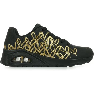 Damen Sneakers Skechers Uno Golden Heart Noir 36 Femme Damen Sneakers Skechers Uno Golden Heart Noir 36 Femme