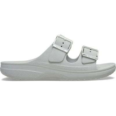 Damen Hausschuhe mit metallischem Schnallenverschluss Crocs Gris 41/42 Femme Damen Hausschuhe mit metallischem Schnallenverschluss Crocs Gris 41/42 Femme
