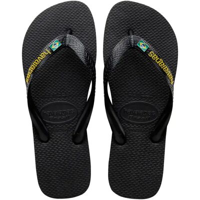 Damen-Flip-Flops Havaianas Brasil Layers Noir 45/46 Femme Damen-Flip-Flops Havaianas Brasil Layers Noir 45/46 Femme