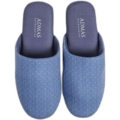 Hausschuhe Admas Classic Stripes & Dots Bleu 41/42 Homme Hausschuhe Admas Classic Stripes & Dots Bleu 41/42 Homme