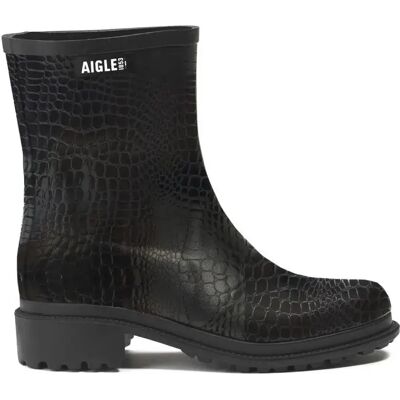 Damen Stiefeletten Aigle Fulfeel Croco Noir 36 Femme Damen Stiefeletten Aigle Fulfeel Croco Noir 36 Femme