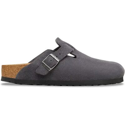 Sabots aus Wildleder Birkenstock Boston Marron 44 Étroit Mixte Sabots aus Wildleder Birkenstock Boston Marron 44 Étroit Mixte