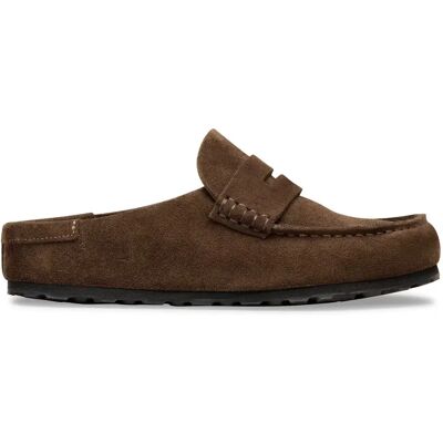 Lederclogs Birkenstock Naples Wrapped Suede Marron 43 Étroit Mixte Lederclogs Birkenstock Naples Wrapped Suede Marron 43 Étroit Mixte