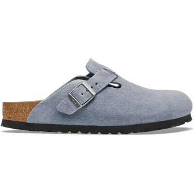 Lederclogs Birkenstock Boston Suede Bleu 37 Étroit Mixte Lederclogs Birkenstock Boston Suede Bleu 37 Étroit Mixte