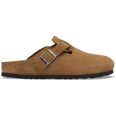 Lederclogs Birkenstock Boston Suede Marron 40 Étroit Mixte Lederclogs Birkenstock Boston Suede Marron 40 Étroit Mixte
