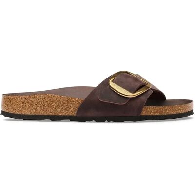 Ledersandalen für Damen Birkenstock Madrid Big Buckle Oiled Marron 40 Étroit Femme Ledersandalen für Damen Birkenstock Madrid Big Buckle Oiled Marron 40 Étroit Femme