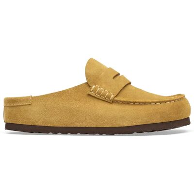 Lederclogs Birkenstock Naples Wrapped Suede Marron 43 Mixte Lederclogs Birkenstock Naples Wrapped Suede Marron 43 Mixte