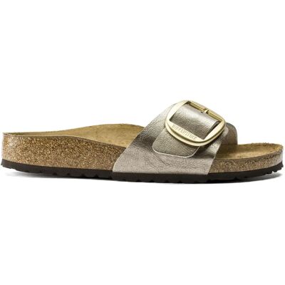Sandalen für Damen Birkenstock Madrid Big Buckle Birko-Flor Gris 38 Étroit Femme Sandalen für Damen Birkenstock Madrid Big Buckle Birko-Flor Gris 38 Étroit Femme