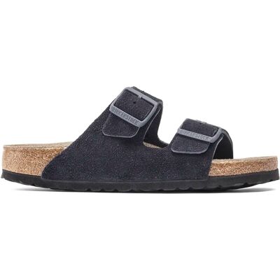 Sandalen Birkenstock Arizona Suede Leather Bleu 35 Mixte Sandalen Birkenstock Arizona Suede Leather Bleu 35 Mixte