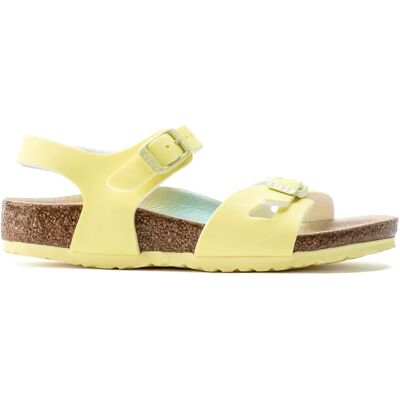 Mädchensandalen Birkenstock Rio Birko-Flor Jaune 35 Étroit Femme Mädchensandalen Birkenstock Rio Birko-Flor Jaune 35 Étroit Femme
