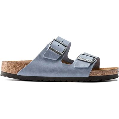 Sandalen Birkenstock Arizona Waxy Leather Bleu 38 Étroit Mixte Sandalen Birkenstock Arizona Waxy Leather Bleu 38 Étroit Mixte