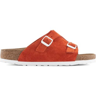 Sandalen aus Wildleder Birkenstock Zürich Rouge 35 Étroit Mixte Sandalen aus Wildleder Birkenstock Zürich Rouge 35 Étroit Mixte