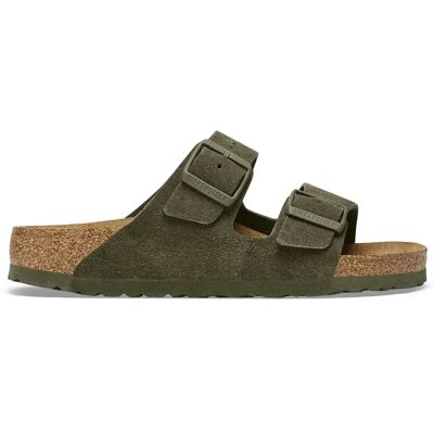 Sandalen aus Wildleder Birkenstock Arizona Vert 38 Étroit Mixte Sandalen aus Wildleder Birkenstock Arizona Vert 38 Étroit Mixte