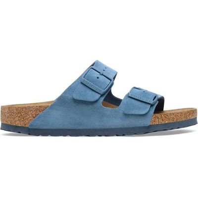 Sandalen Birkenstock Arizona Suede Leather Bleu 35 Mixte Sandalen Birkenstock Arizona Suede Leather Bleu 35 Mixte