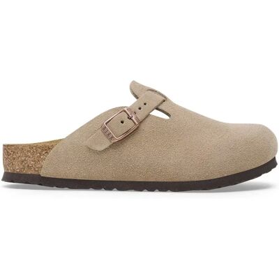 Pantoletten Kind Birkenstock Boston Suede Leather Beige 35 Étroit Mixte Pantoletten Kind Birkenstock Boston Suede Leather Beige 35 Étroit Mixte