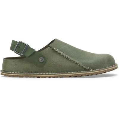 Clogs Birkenstock Lutry Premium Suede Suede Leather Vert 35 Mixte Clogs Birkenstock Lutry Premium Suede Suede Leather Vert 35 Mixte