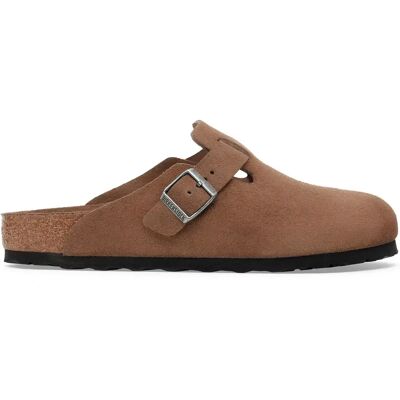 Wildledersandalen Birkenstock Boston Marron 40 Étroit Mixte Wildledersandalen Birkenstock Boston Marron 40 Étroit Mixte