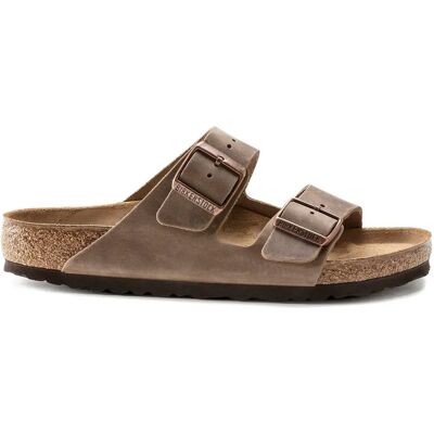 Sandalen aus Leder Birkenstock Arizona Marron 39 Mixte Sandalen aus Leder Birkenstock Arizona Marron 39 Mixte