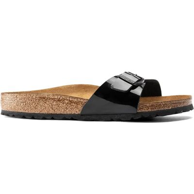 Lackpantoletten Birkenstock Madrid Birko-Flor Noir 35 Mixte Lackpantoletten Birkenstock Madrid Birko-Flor Noir 35 Mixte