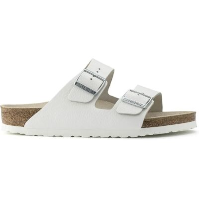 Sandalen aus Naturleder Birkenstock Arizona Blanc 35 Mixte Sandalen aus Naturleder Birkenstock Arizona Blanc 35 Mixte