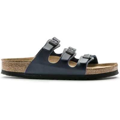 Pantoletten für Damen Birkenstock Florida Birko-Flor Bleu 43 Étroit Femme Pantoletten für Damen Birkenstock Florida Birko-Flor Bleu 43 Étroit Femme