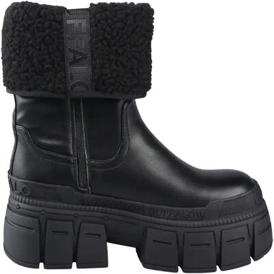 Winterstiefel Damen Buffalo Gospher Fold Warm Noir 39 Femme Winterstiefel Damen Buffalo Gospher Fold Warm Noir 39 Femme