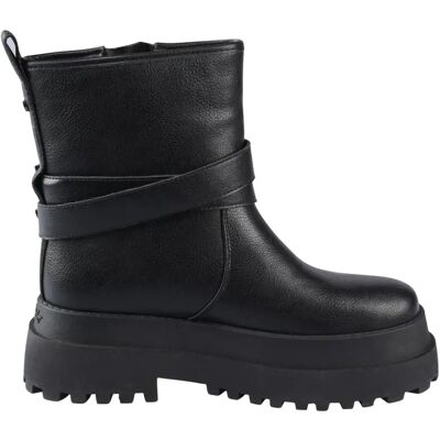 Damen Stiefeletten Buffalo Pluto Farmer Biker Noir 37 Femme Damen Stiefeletten Buffalo Pluto Farmer Biker Noir 37 Femme