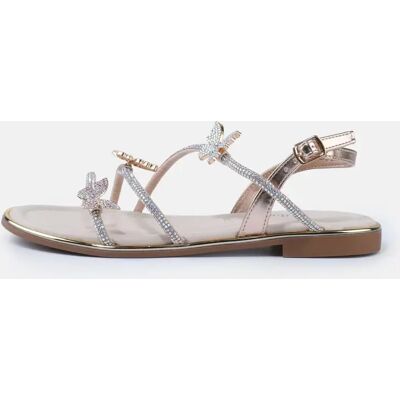 Sandalen für Damen Buffalo kira SND Butterfly Beige 38 Femme Sandalen für Damen Buffalo kira SND Butterfly Beige 38 Femme