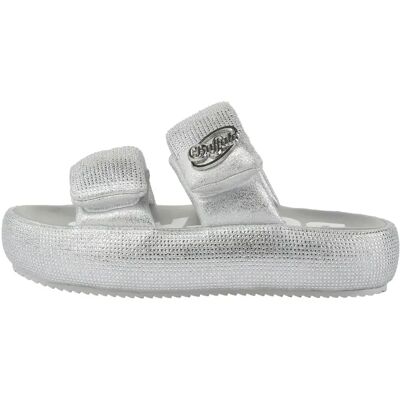 Slides Buffalo Ibiza Argenté 41 Femme Slides Buffalo Ibiza Argenté 41 Femme