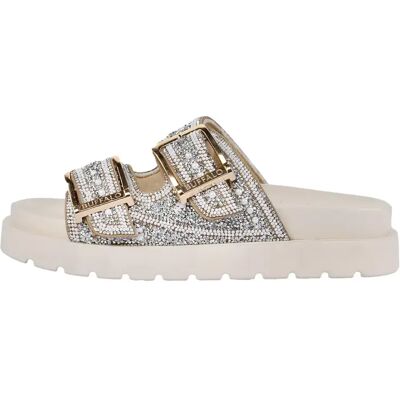 Sandalen für Damen Buffalo Raya Ari Bo Glam Blanc 38 Femme Sandalen für Damen Buffalo Raya Ari Bo Glam Blanc 38 Femme