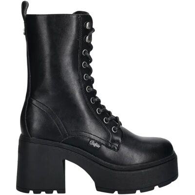 Damen Stiefeletten Buffalo Mila Lace Up Mid Noir 41 Femme Damen Stiefeletten Buffalo Mila Lace Up Mid Noir 41 Femme
