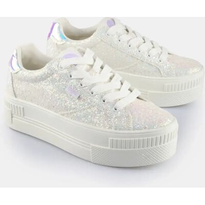 Sneakers Buffalo Paired Glam Blanc 37 Femme Sneakers Buffalo Paired Glam Blanc 37 Femme