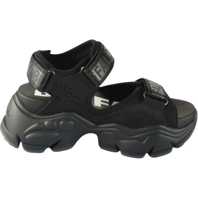 Keil-Sandalen für Damen Buffalo Binary 0 - Vegan Nappa/nubuck Noir 40 Femme Keil-Sandalen für Damen Buffalo Binary 0 - Vegan Nappa/nubuck Noir 40 Femme