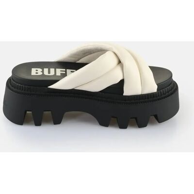Sandalen für Frauen Buffalo Flora Cross Quilt - Vegan Nappa Blanc 40 Femme Sandalen für Frauen Buffalo Flora Cross Quilt - Vegan Nappa Blanc 40 Femme