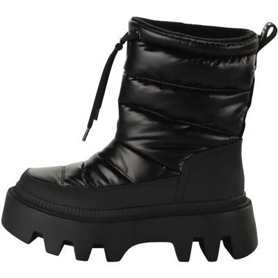 Damen Stiefeletten Buffalo Flora Puffer Boot - Vegan Nylon Noir 40 Femme Damen Stiefeletten Buffalo Flora Puffer Boot - Vegan Nylon Noir 40 Femme