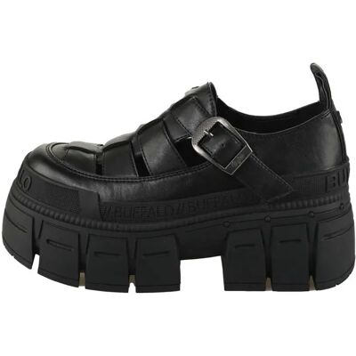Mokassins für Damen Buffalo Gospher Fisher - Vegan Nappa Noir 36 Femme Mokassins für Damen Buffalo Gospher Fisher - Vegan Nappa Noir 36 Femme