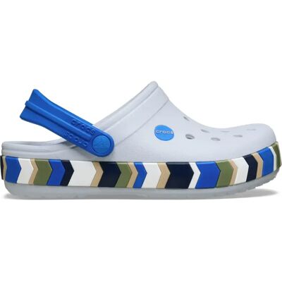 Clogs für Kinder Crocs Crocband Chevron Gris 34/35 Mixte Clogs für Kinder Crocs Crocband Chevron Gris 34/35 Mixte
